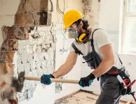 démloition d'un mur