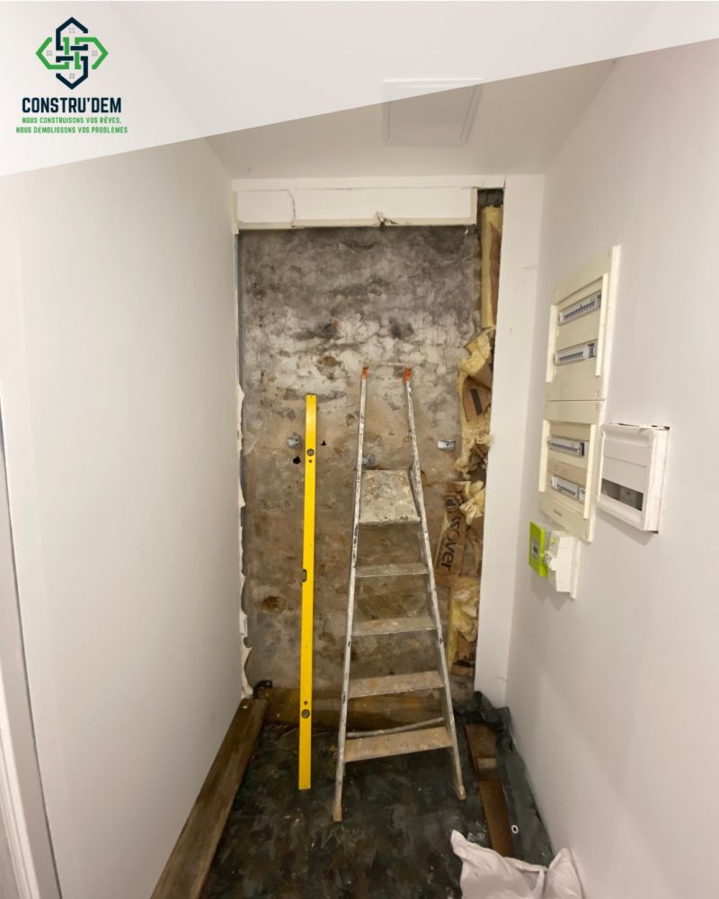 Création de porte — Mur porteur