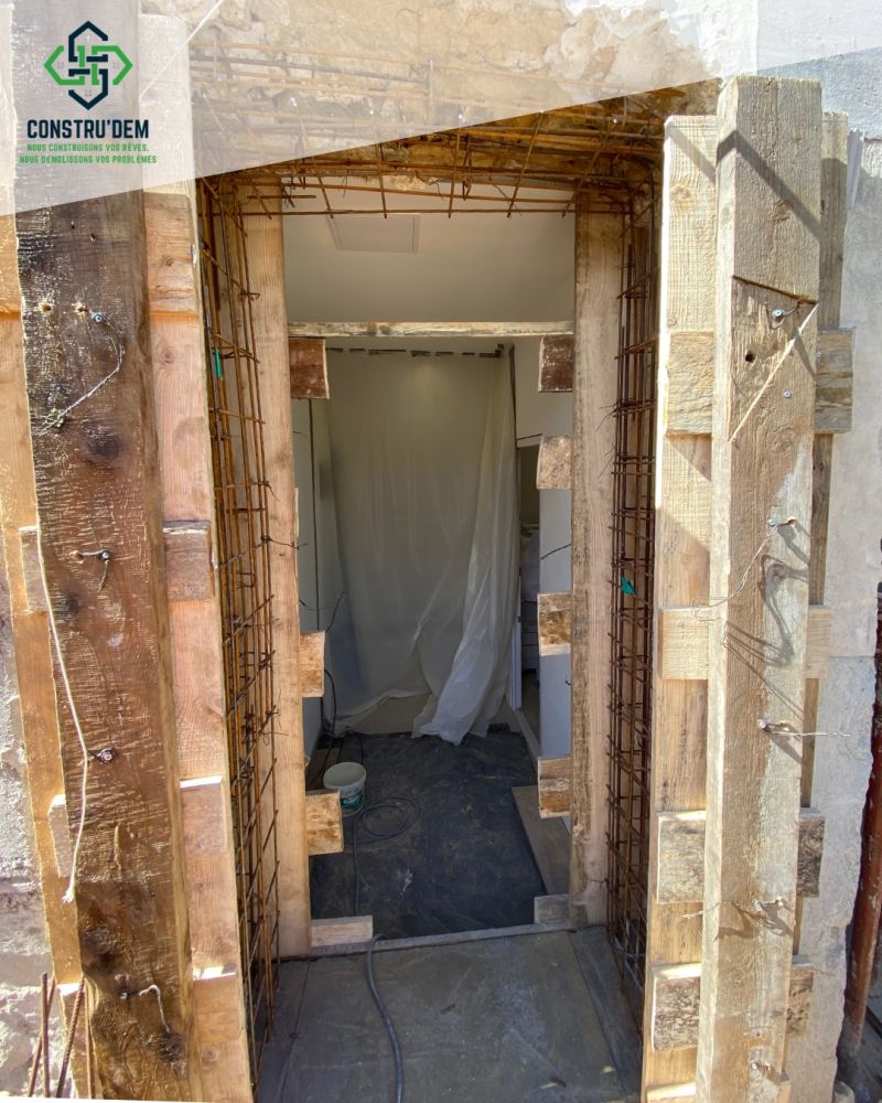 Création de porte — Mur porteur — photo 2