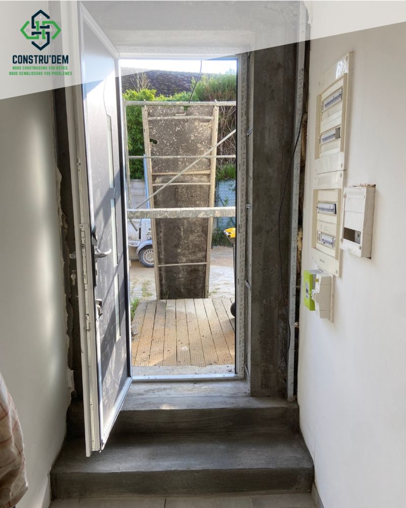 Création de porte — Mur porteur — photo 3