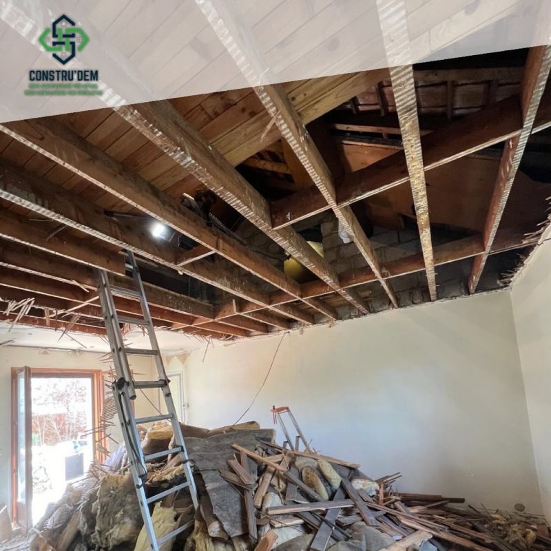 Chantier de rénovation intérieur